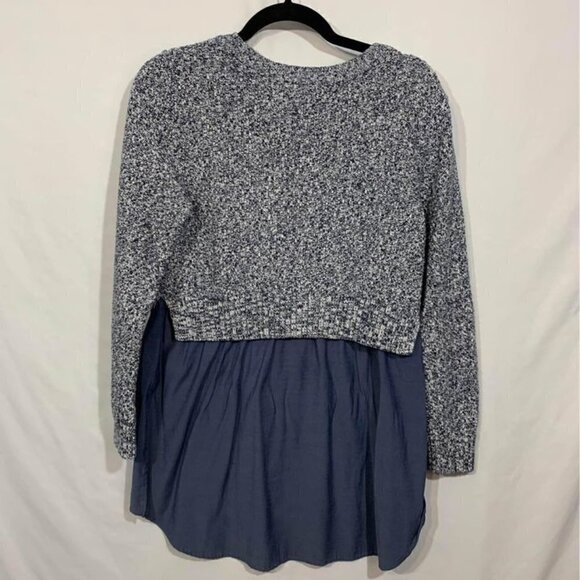 ☑️ A Pea in the Pod maternity sweater. Size large. Blue and white. New cond… - Picture 5 of 7